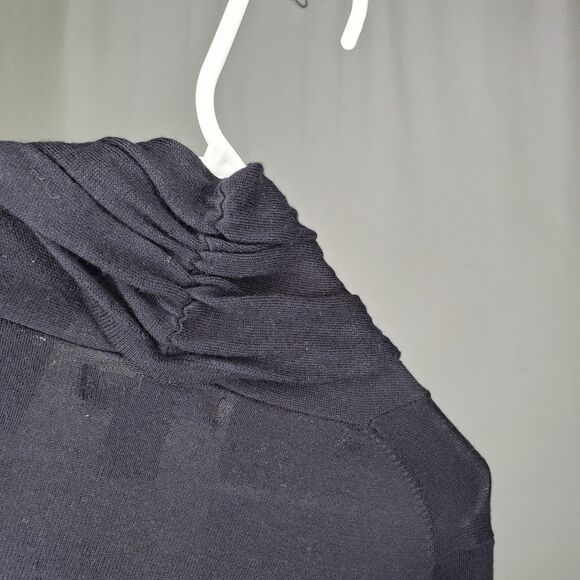 Karen Kane Silk Cashmere Cardigan Large Beaded Romantic Witchy Quiet Luxury - Picture 5 of 13